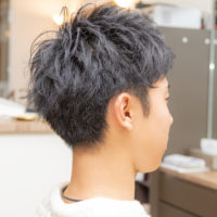 髪の硬い男性ほど束感スタイルは相性がいい！！！