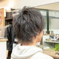 メンズカットのウルフ×ツーブロック！！！！！