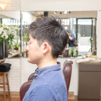 【ツーブロック調×厚め刈り上げ】のスタイル♪